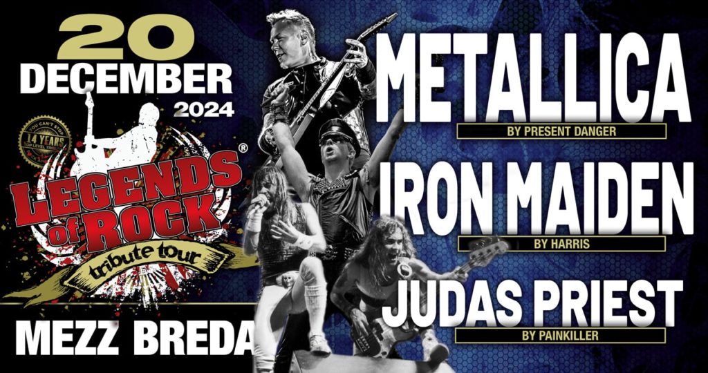 LEGENDS OF ROCK TRIBUTE TOUR MET METALLICA, JUDAS PRIEST EN IRON MAIDEN