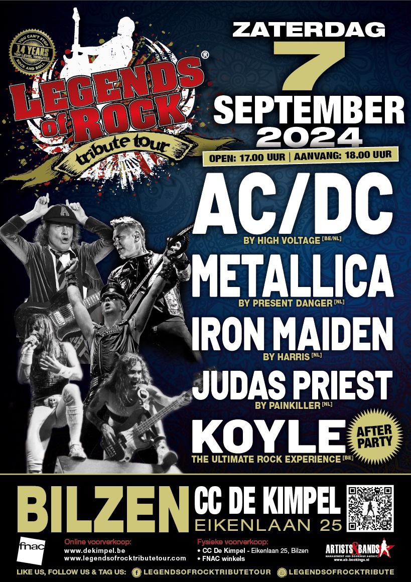 LEGENDS OF ROCK TRIBUTE FESTIVAL MET AC/DC, METALLICA, JUDAS PRIEST, IRON MAIDEN